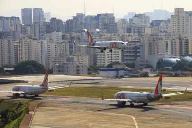 Aviões da Gol em Congonhas (DECEA)