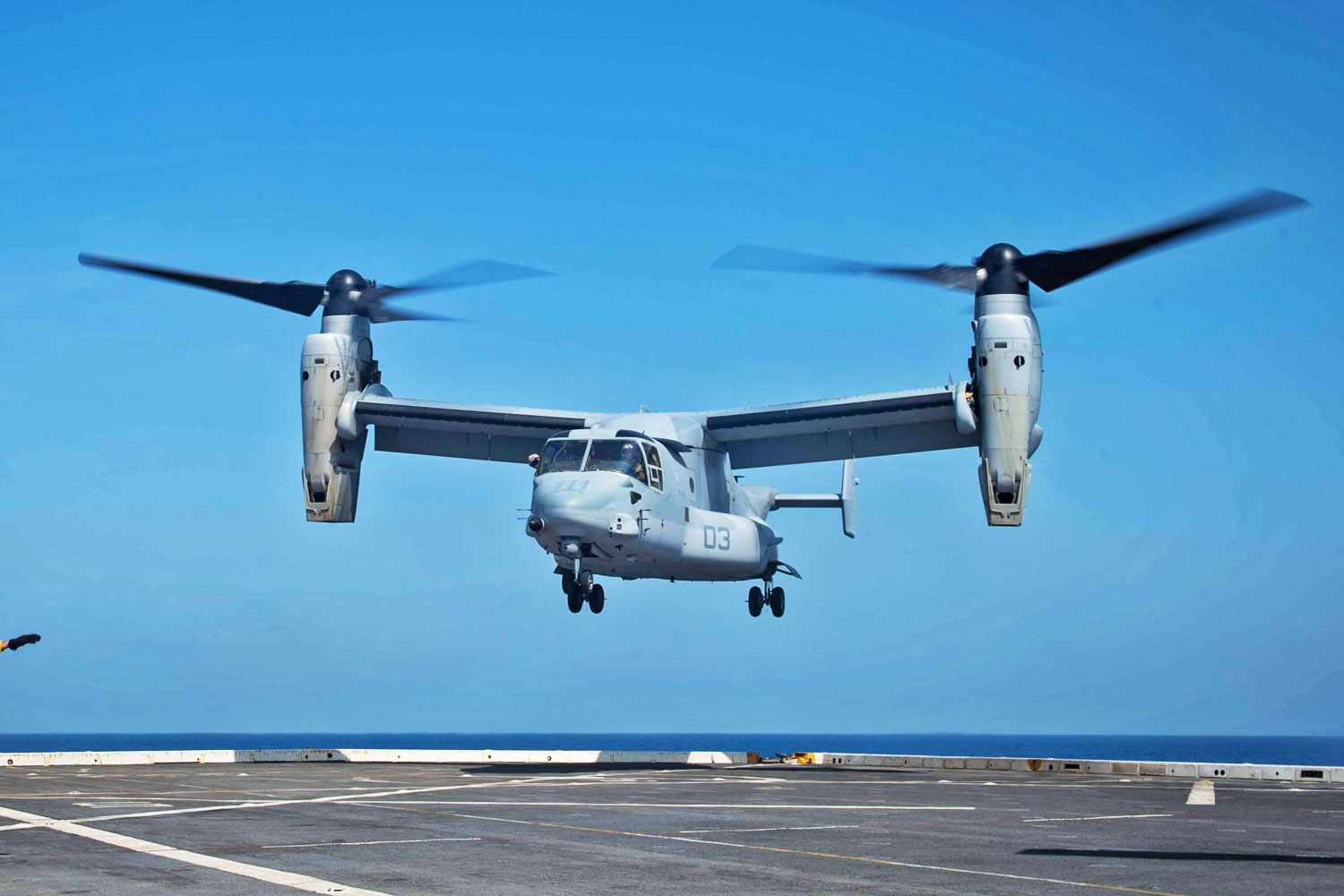 O V-22 Osprey da Marinha dos EUA