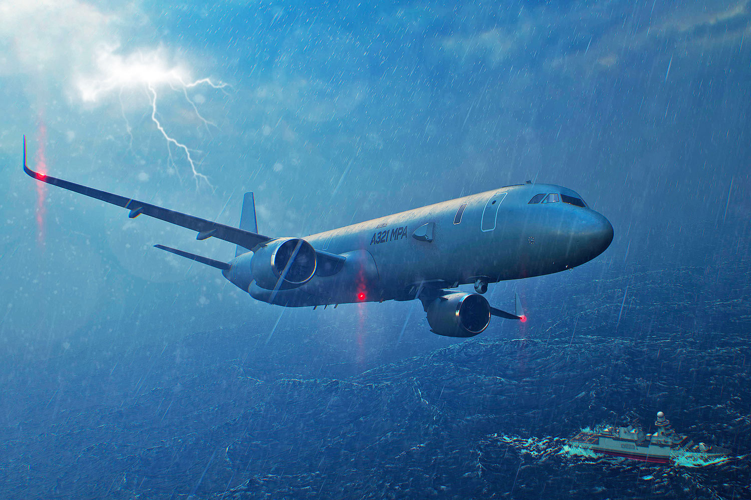 Ilustração do A321 MPA
