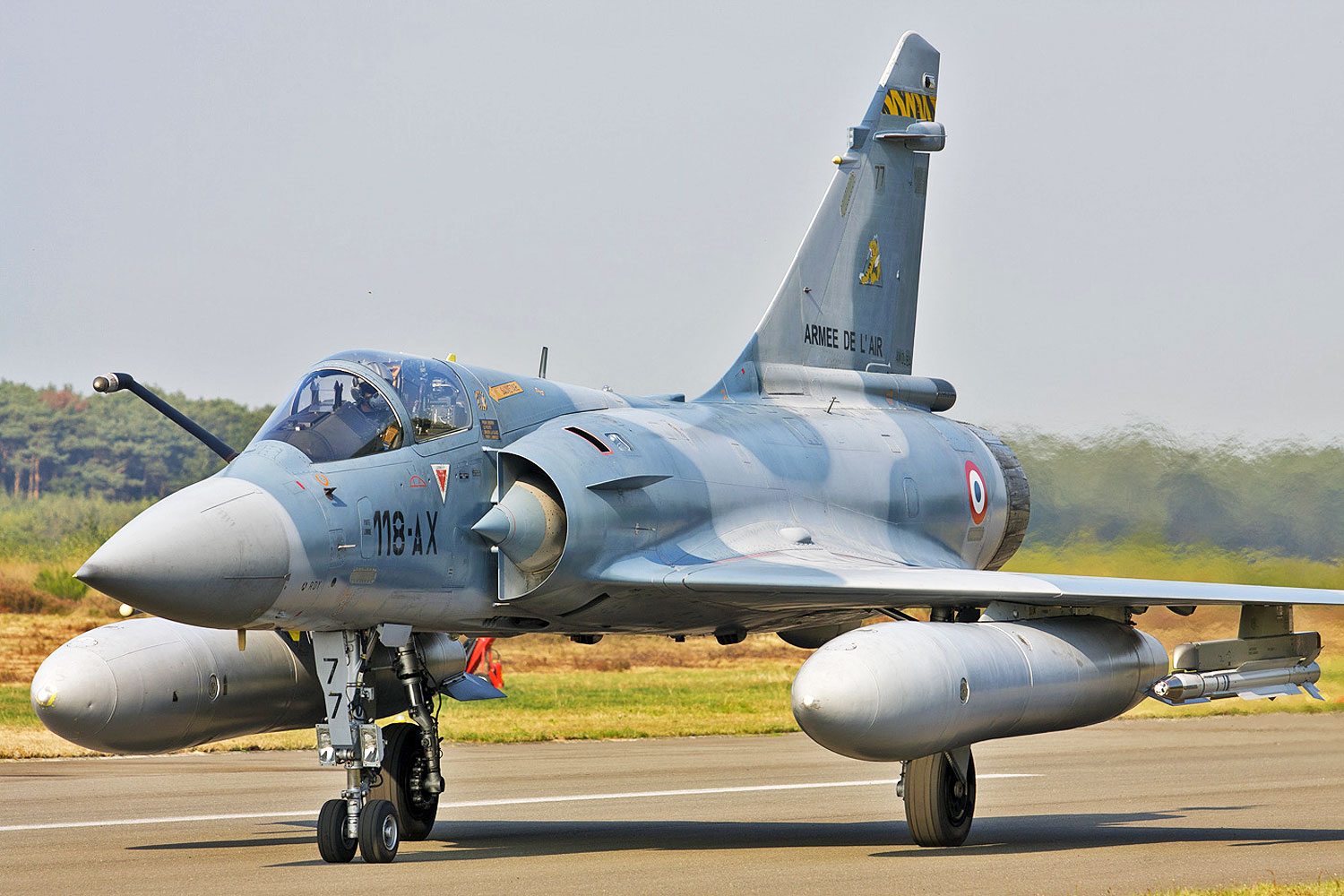 Caça Mirage 2000-5 da Força Aérea da França