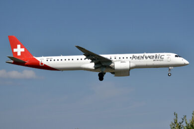 Jato E195-E2 da Helvetic Airways