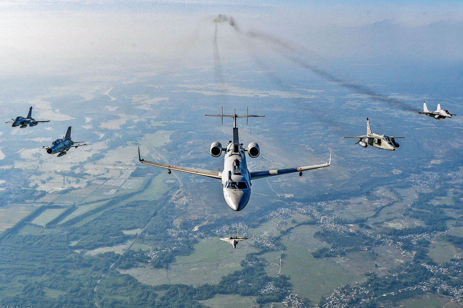 Um dos três Netra Mk1 da Força Aérea da Índia