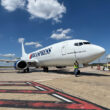 Um dos Boeing 737-400F da Braspress