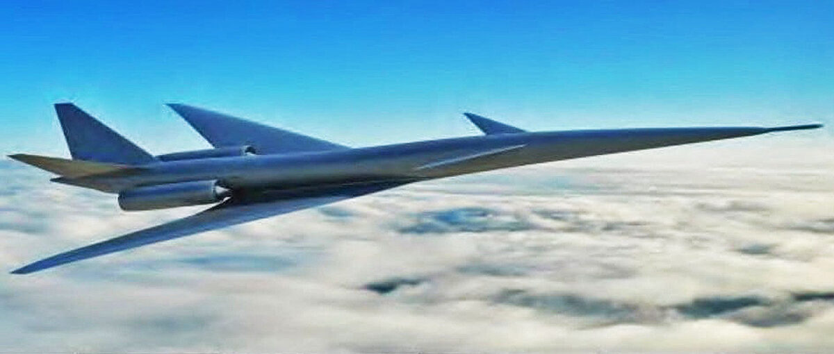 Primeiro esboço do jato supersônico chinês C949