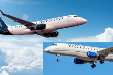 Jatos Embraer da Republic e da Mesa