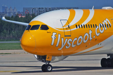 A Scoot recebeu um novo Boeing 787-8
