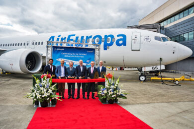 O primeiro Boeing 737 MAX 8 da Air Europa