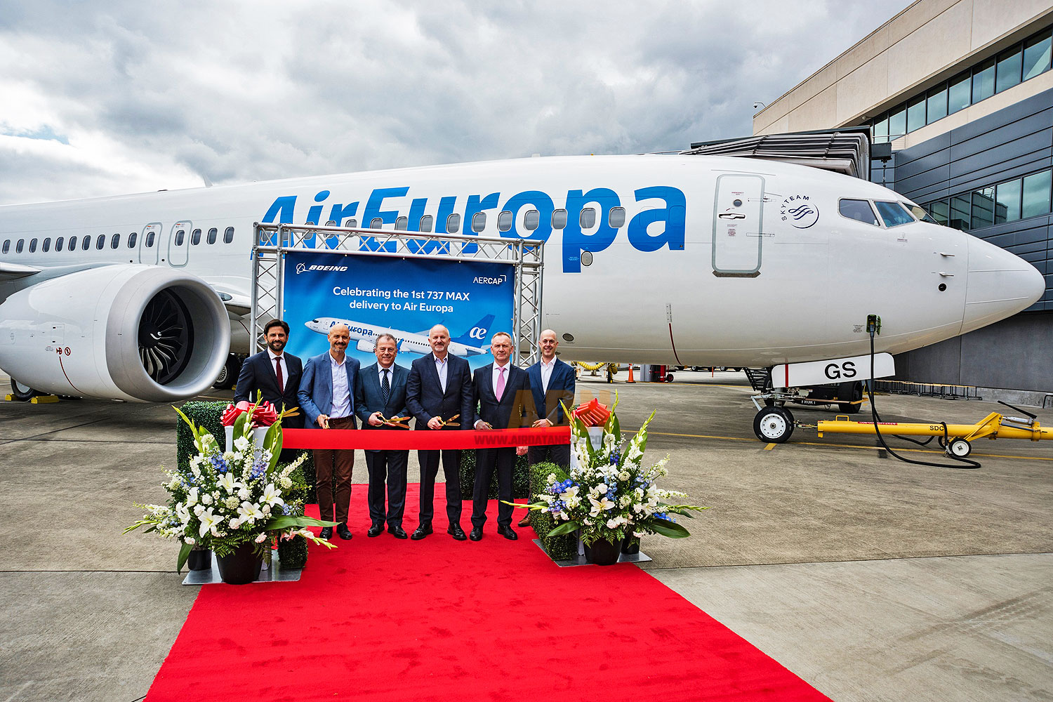 O primeiro Boeing 737 MAX 8 da Air Europa