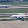 O A380 da Global Airlines no Aeroporto de Gatwick