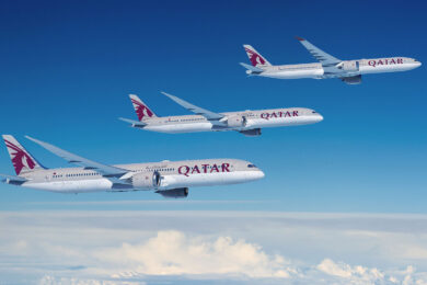 A Qatar fechou pedido de 210 widebodies da Boeing