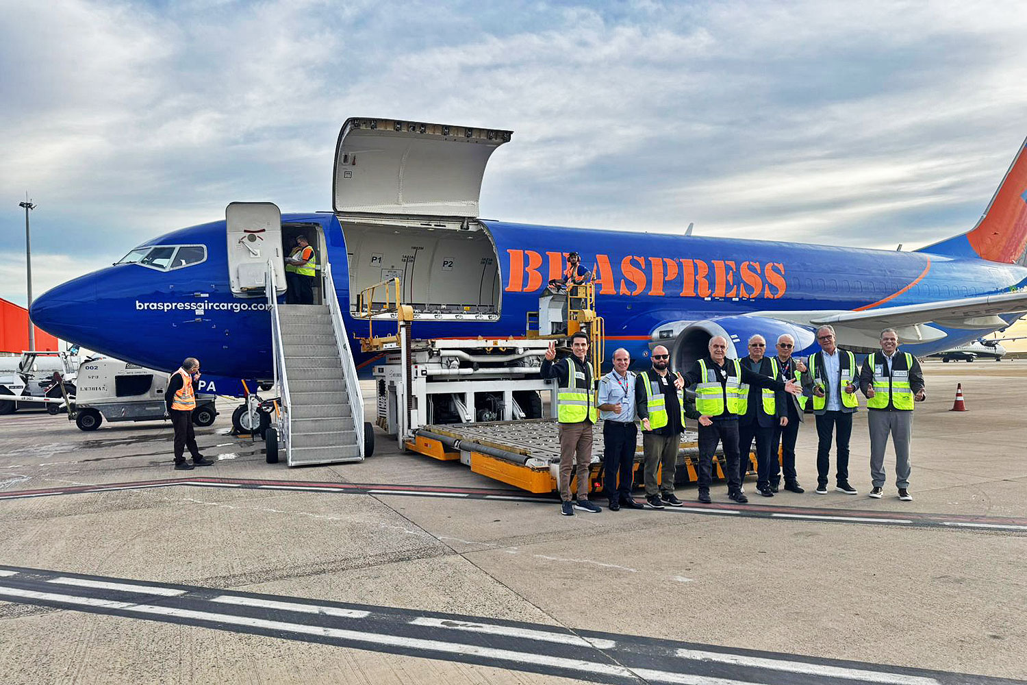 Equipe da Braspress Air Cargo