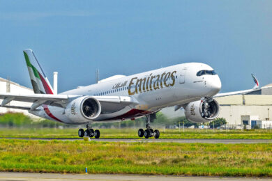 Airbus A350 da Emirates Airlines