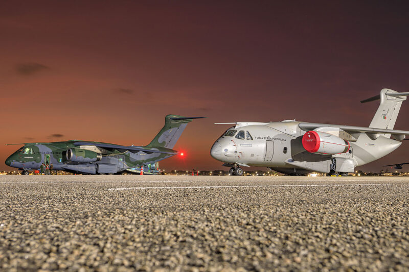 Jatos KC-390 do Brasil e Portugal