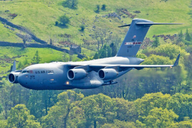 Cargueiro C-17 Globemaster III da Força Aérea dos EUA