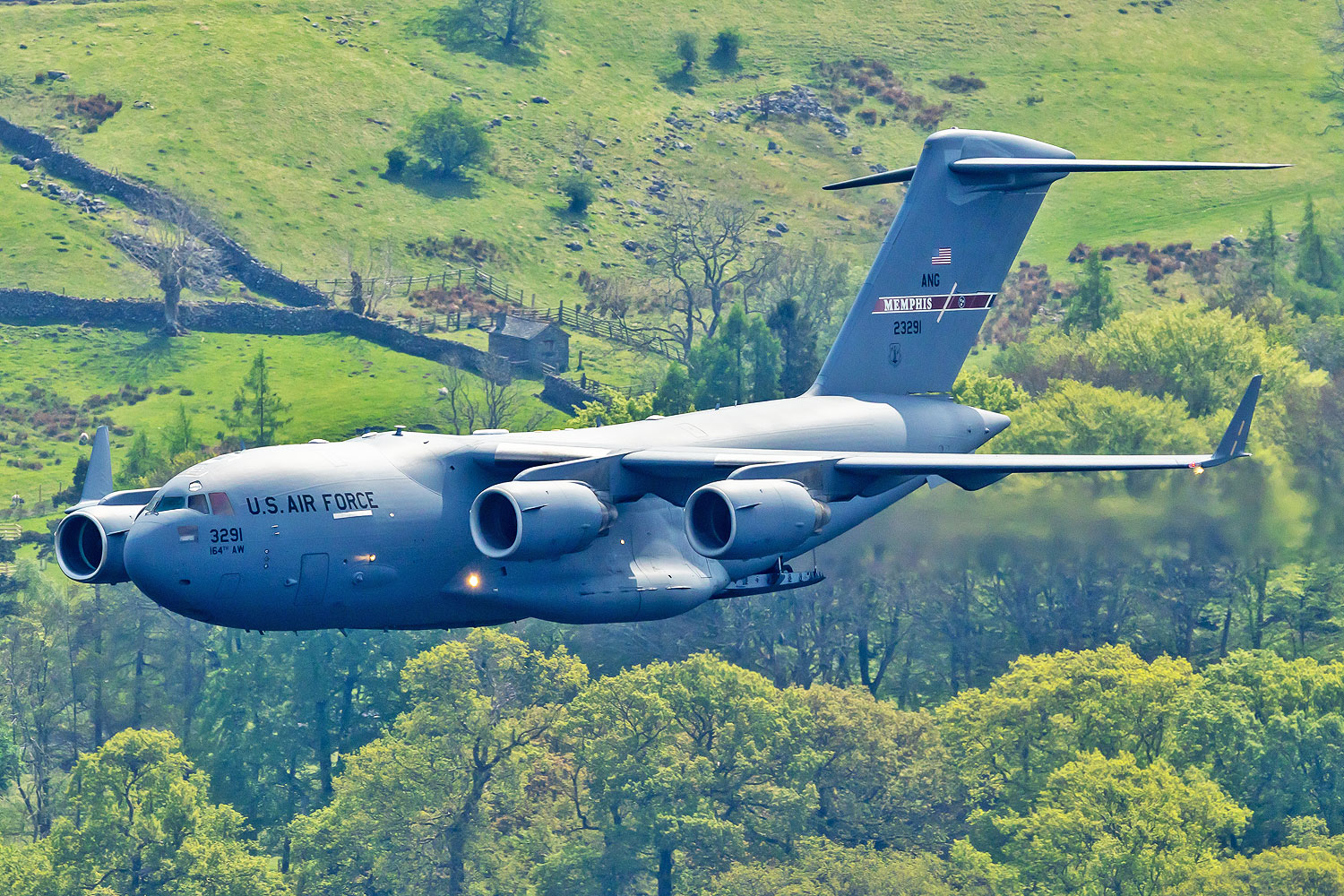 Cargueiro C-17 Globemaster III da Força Aérea dos EUA