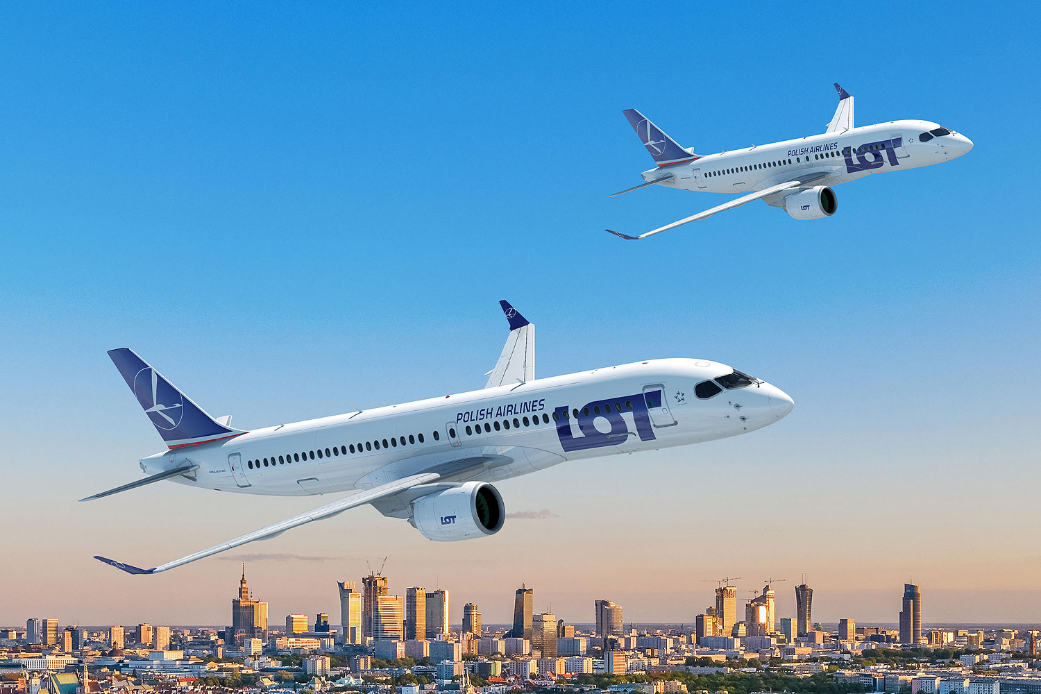 A LOT terá 20 A220-100 e 20 A220-300 para o lugar dos E-Jets da Embraer