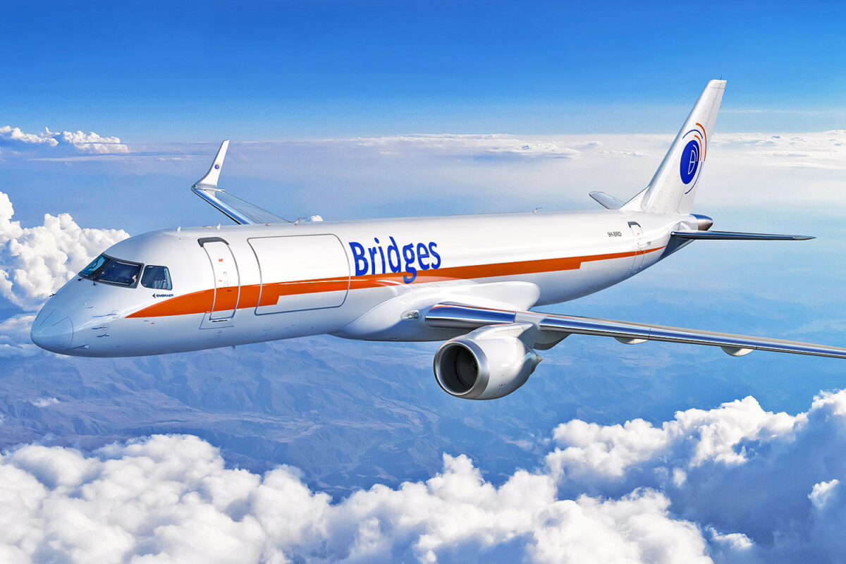 Bridges Air Cargo será a nova cliente de lançamento do E190F cargueiro