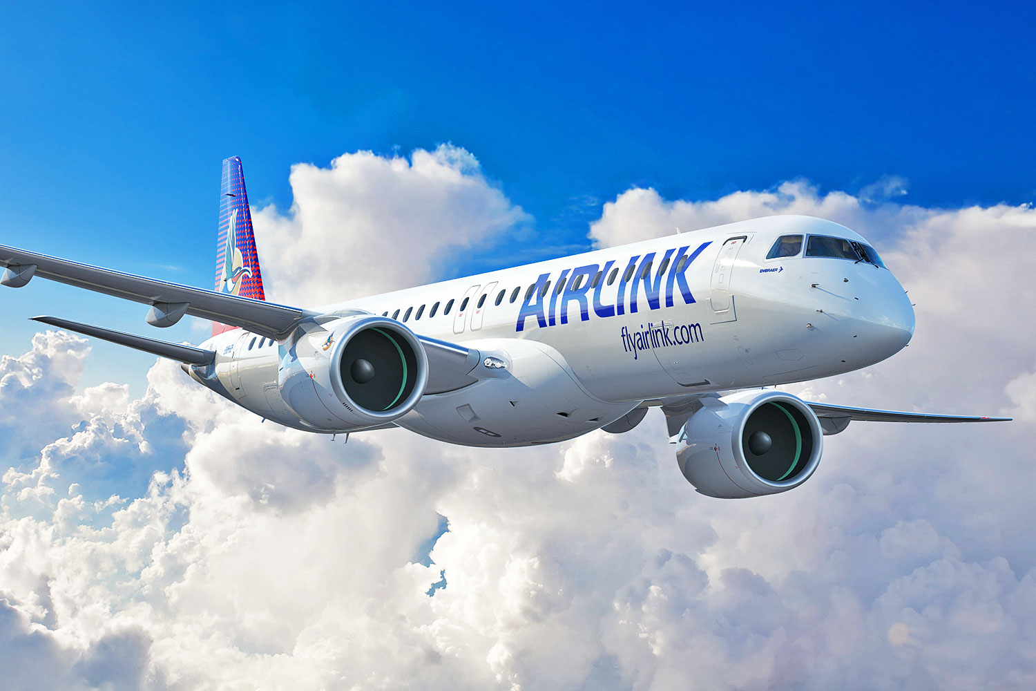 E195-E2 com a pintura da Airlink