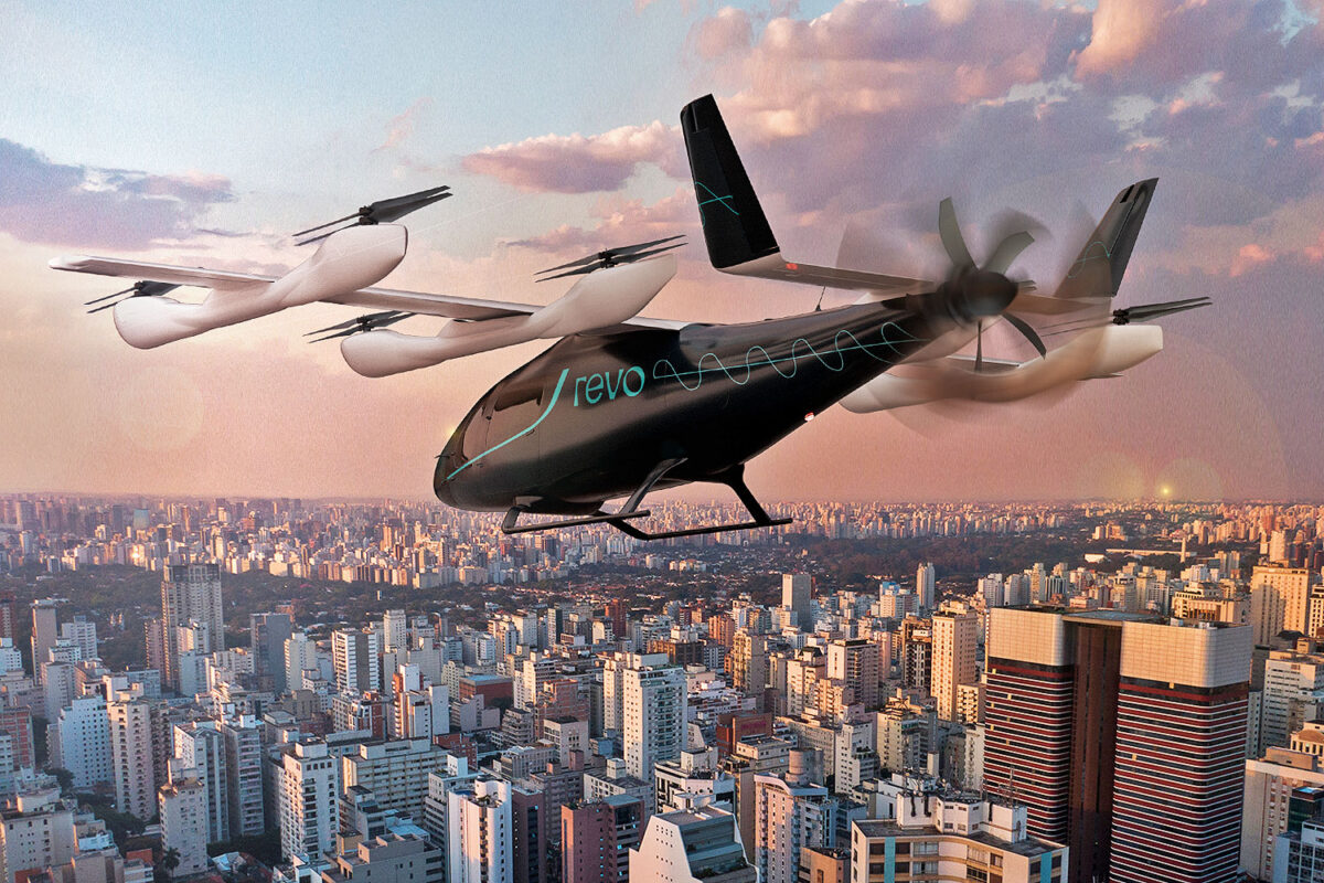 A Revo estreará o 'carro voador' da Embraer em São Paulo em 2027