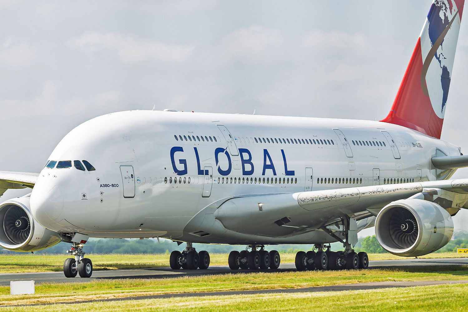 Até o único A380 da Global Airlines