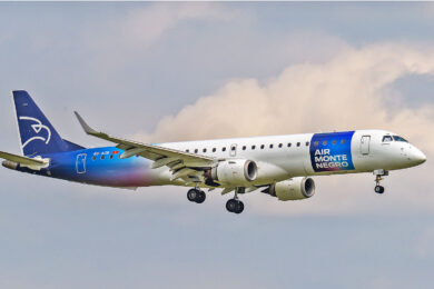 Embraer E195 da Air Montenegro