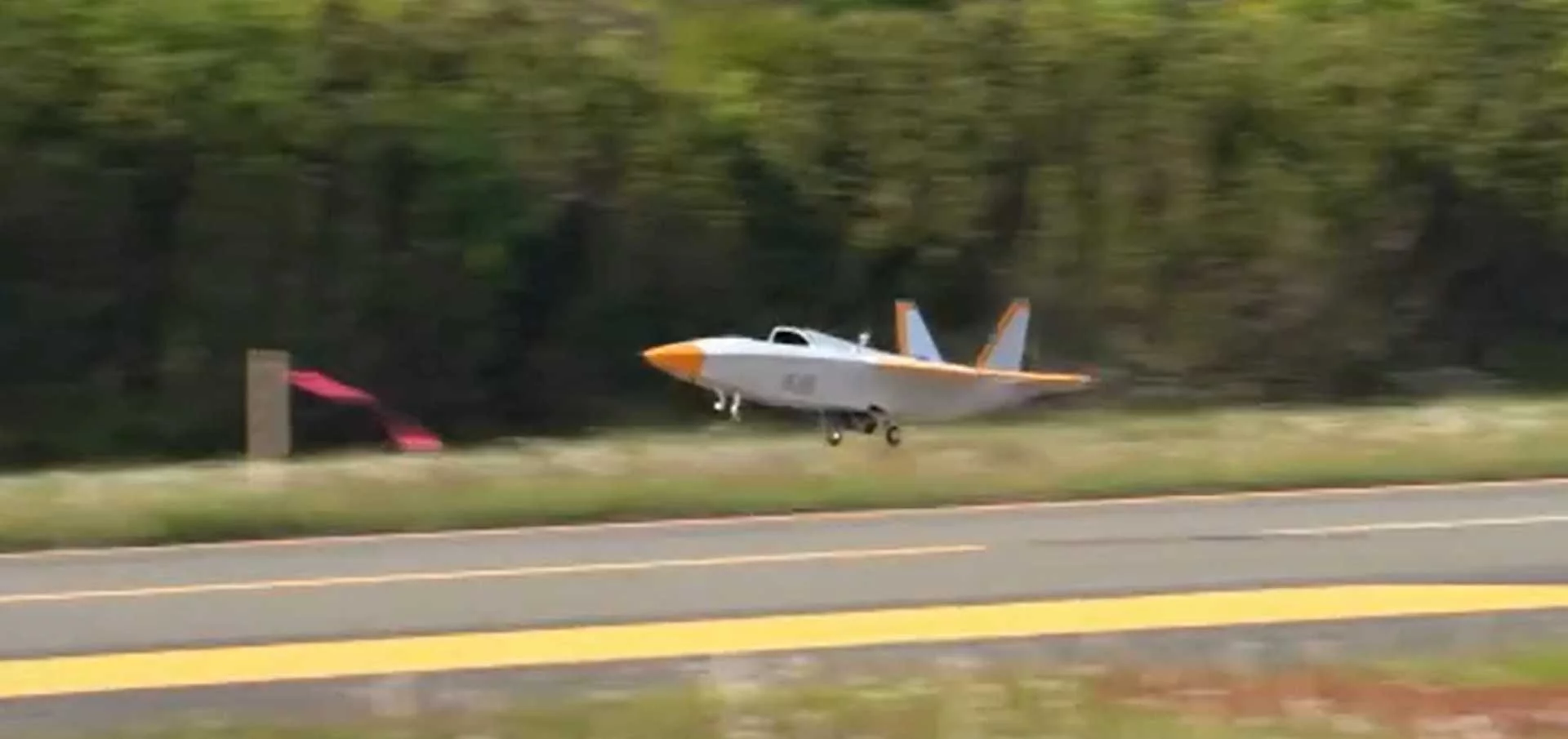Imagem do UAV da Subaru durante testes de voo (divulgação)