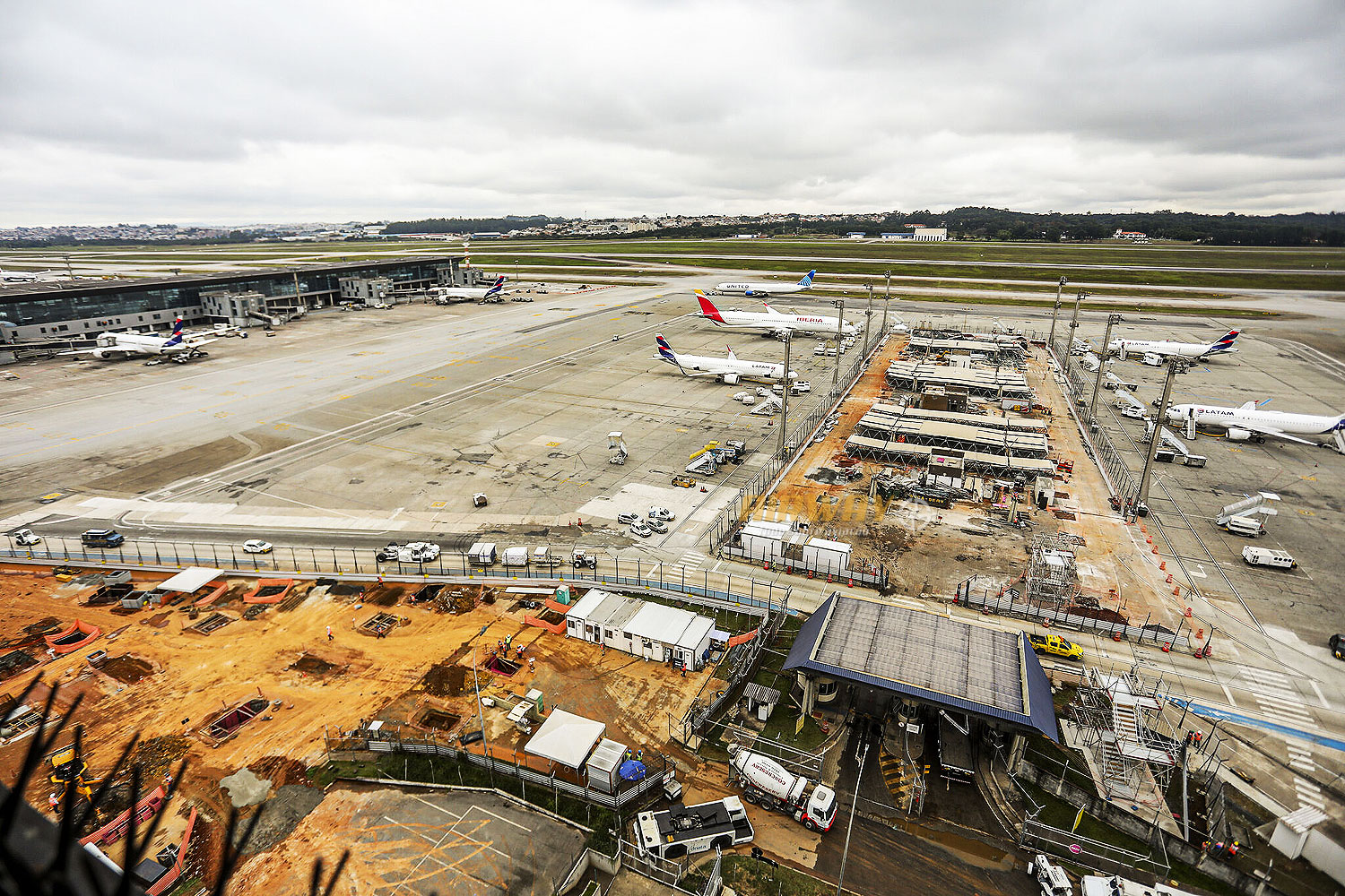 Aeroporto de Guarulhos já está em obras para receber o novo pier T3B