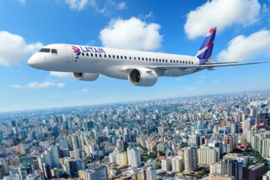Renderizações do LATAM E195-E2