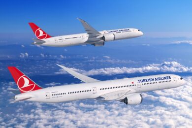 A Turkish Airlines encomendou até 75 Boeing 787 Dreamliners