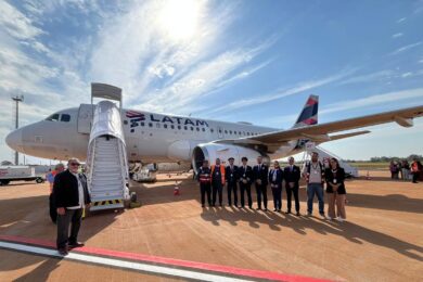 A319 da LATAM em Dourados