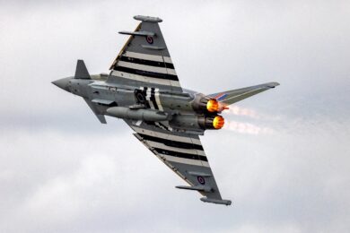 Caça Eurofighter Typhoon da RAF