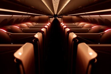 Classe executiva do A321XLR da LATAM