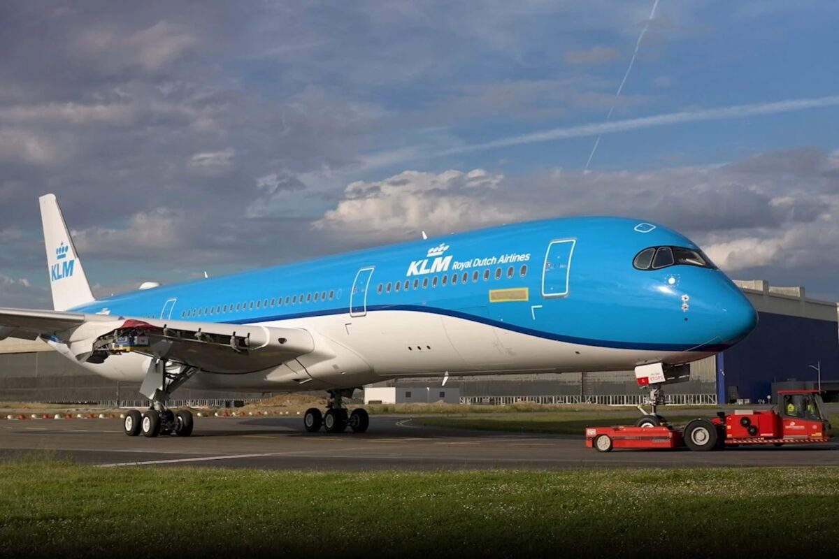 KLM primeiro A350-900